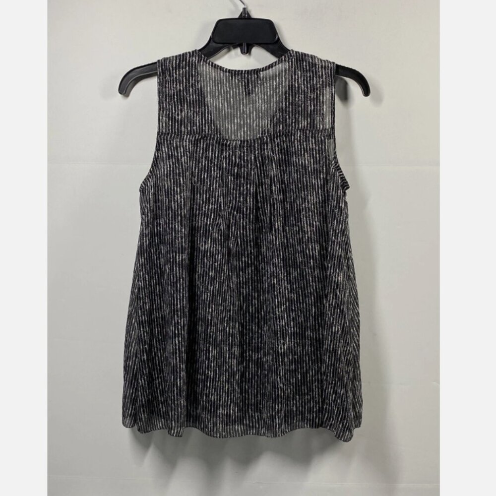 Eileen Fisher Elemental Printed Crinkle Silk Tank Top Size XS (Retail $228) - Picture 4 of 12